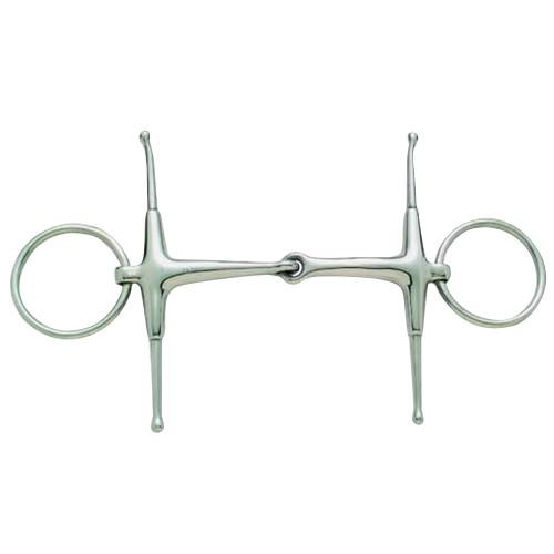 Korsteel Stainless Steel Jointed Fulmer Snaffle Bit