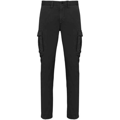 Native Spirit Mens Washed Cargo Trousers