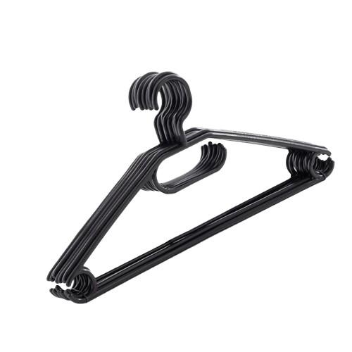 Orwell Value Swivel Head Hangers Black 8pk