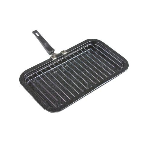 Black Enamel Grill Pan 40cm