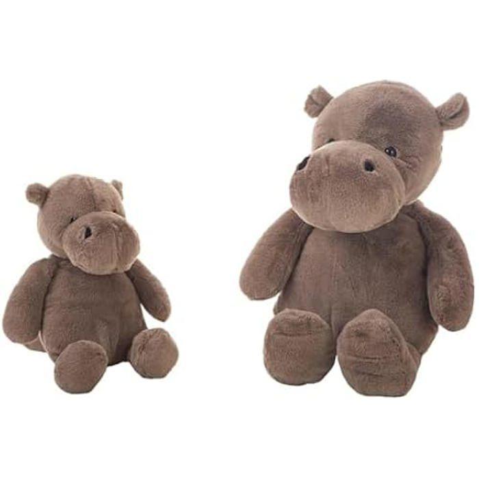 Plush Toy - LLOPIS - HIPPO - 25 Cm - Multicolored - Brown