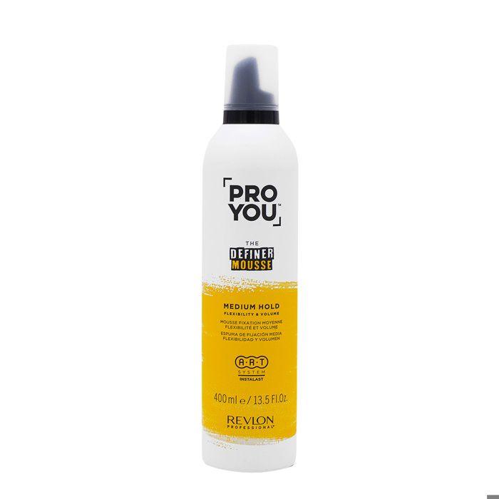 Medium Hold Mousse Ideal for Defining Your Style and Shaping Hair with Your Hands.