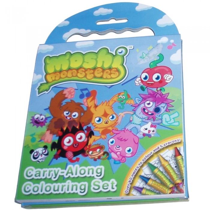 Moshi Monsters Carry Along Coloring Set