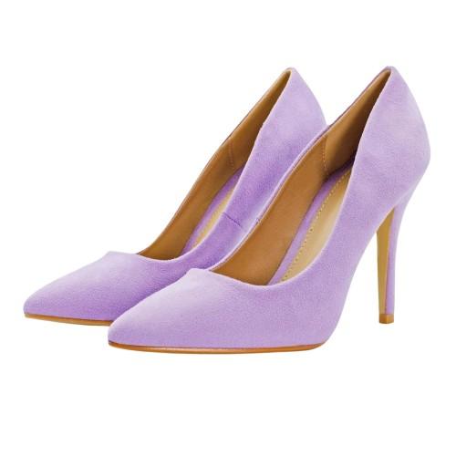 Where's That From Womens/Ladies Suede High Heel Court Pumps