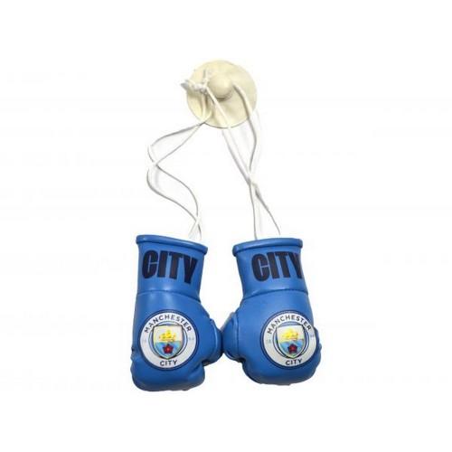 Manchester City FC Boxing Gloves Car Mirror Decoration