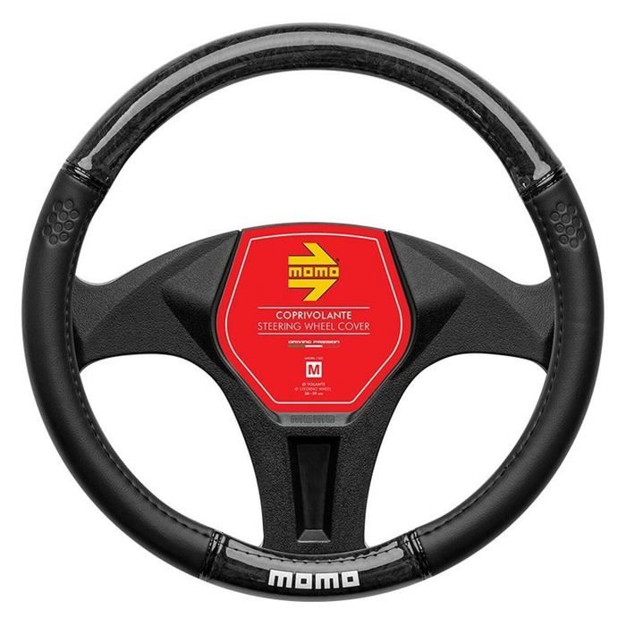 Steering Wheel Cover - Momo - Ø 38-39 Cm - Multicolor - One Size - 20x30x2 Cm