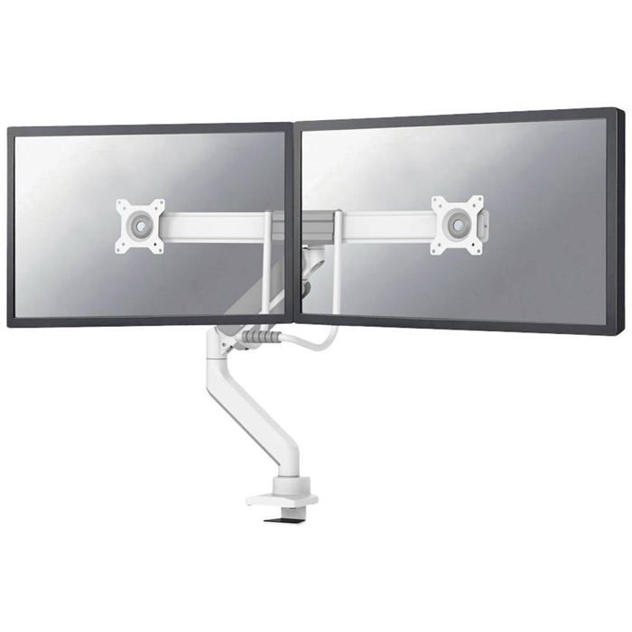 Neomounts Table Mount for Monitor DS75-450WH2 2 Monitor(s) 43.2 Cm (17) - 81.3 Cm (32) White Adjustable In Height, I