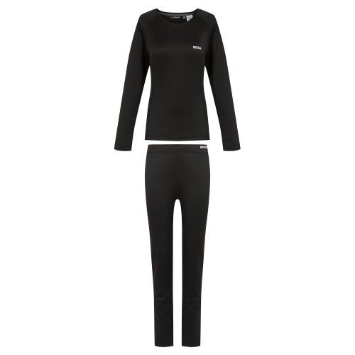 Regatta Womens/Ladies Plain Thermal Base Layer Set