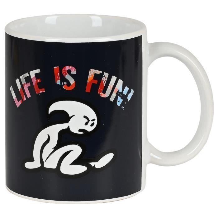 Ceramic Mug - Safta - El Niño Life - Black and White - 10x8 Cm - 35 Ml