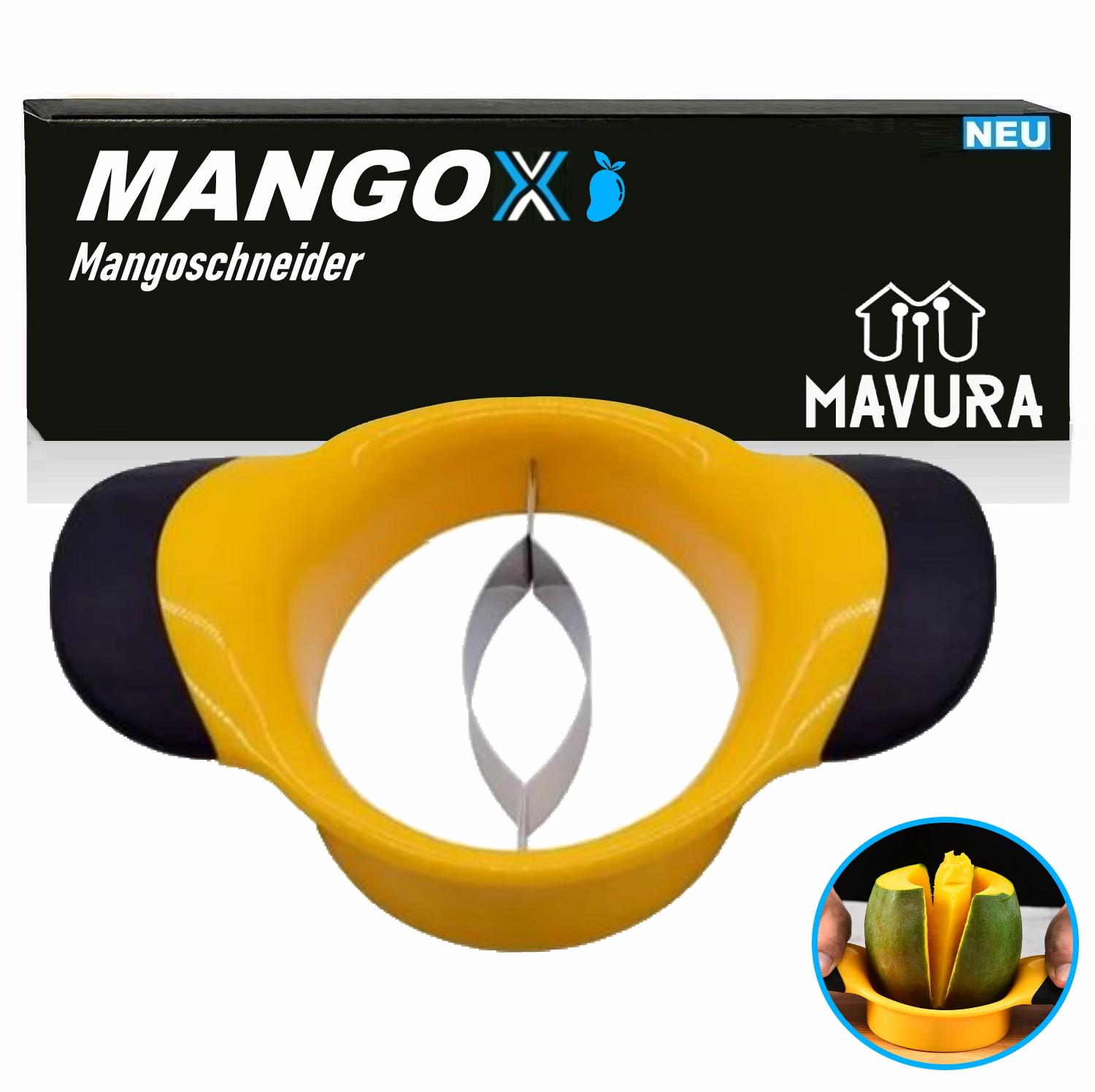 MANGOX Mango Slicer Mango Cutter Mango Corer Mango Peeler Mango Divider