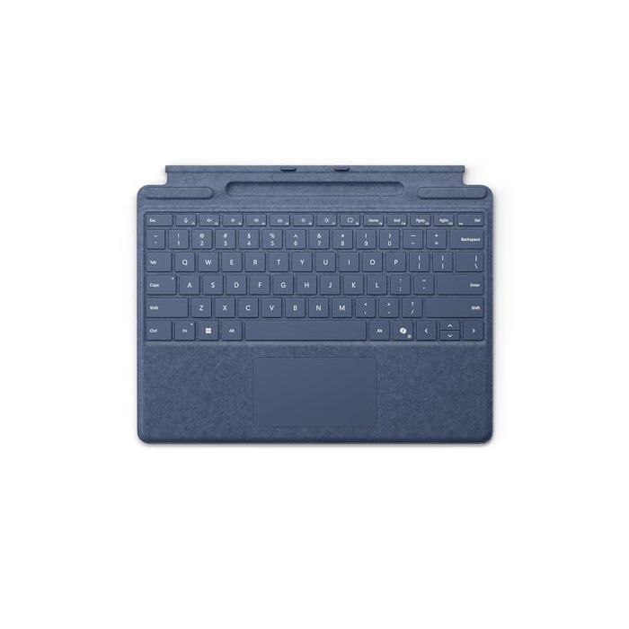 Keyboard for Surface Pro - Microsoft - Compatible Surface Pro 11th Edition, Pro 9, Pro 8 - Sapphire - Backlit