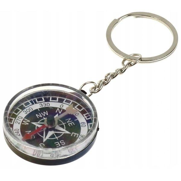 Keychain with Mini Compass