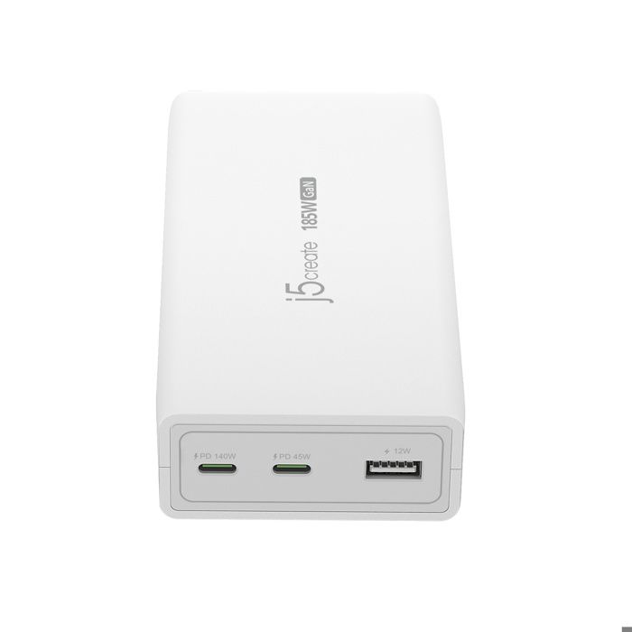 Charger - J5CREATE - JUP37185W-EN - 185W - 3 Ports - Advanced Protection