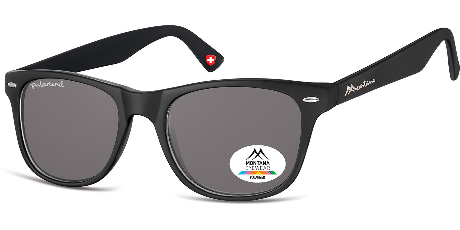 Fashion Classic Black Sunglasses Polarized Lens MONTANA Mens Ladies Womens Retro Vintage UV400 Glasses Eyewear MP10
