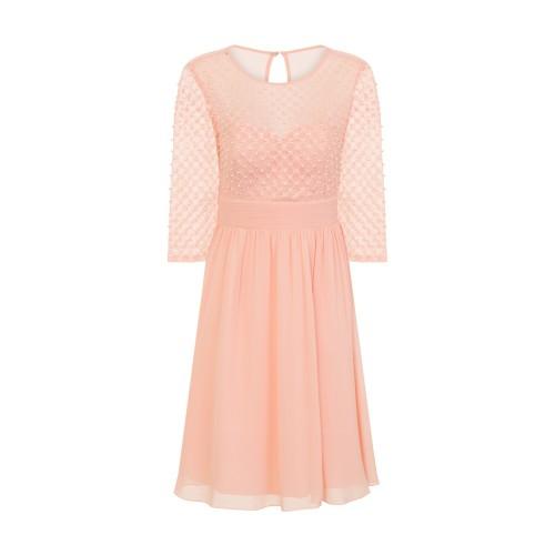 Little Mistress Womens/Ladies Embellished Pearl Midi Prom Dress