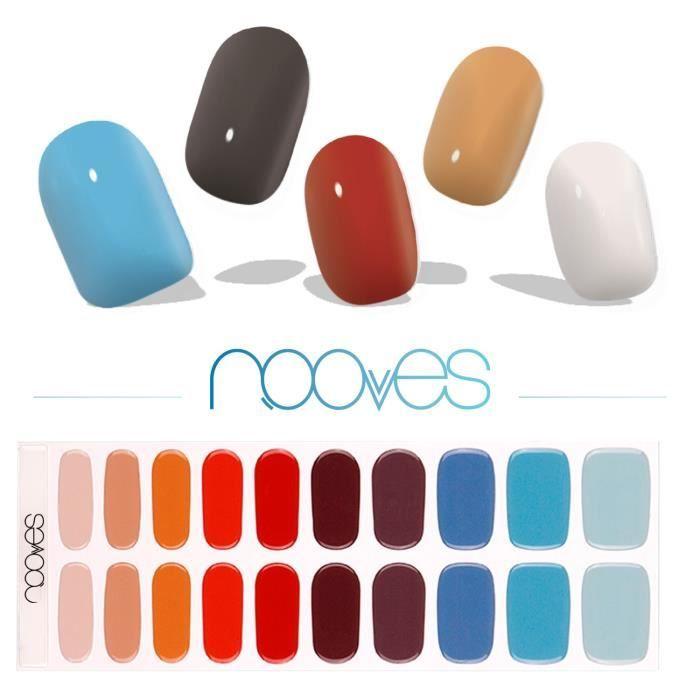Gel Nail Stickers - NOOVES - Melody - Easy Application - Long-Lasting Finish - Vibrant Nails