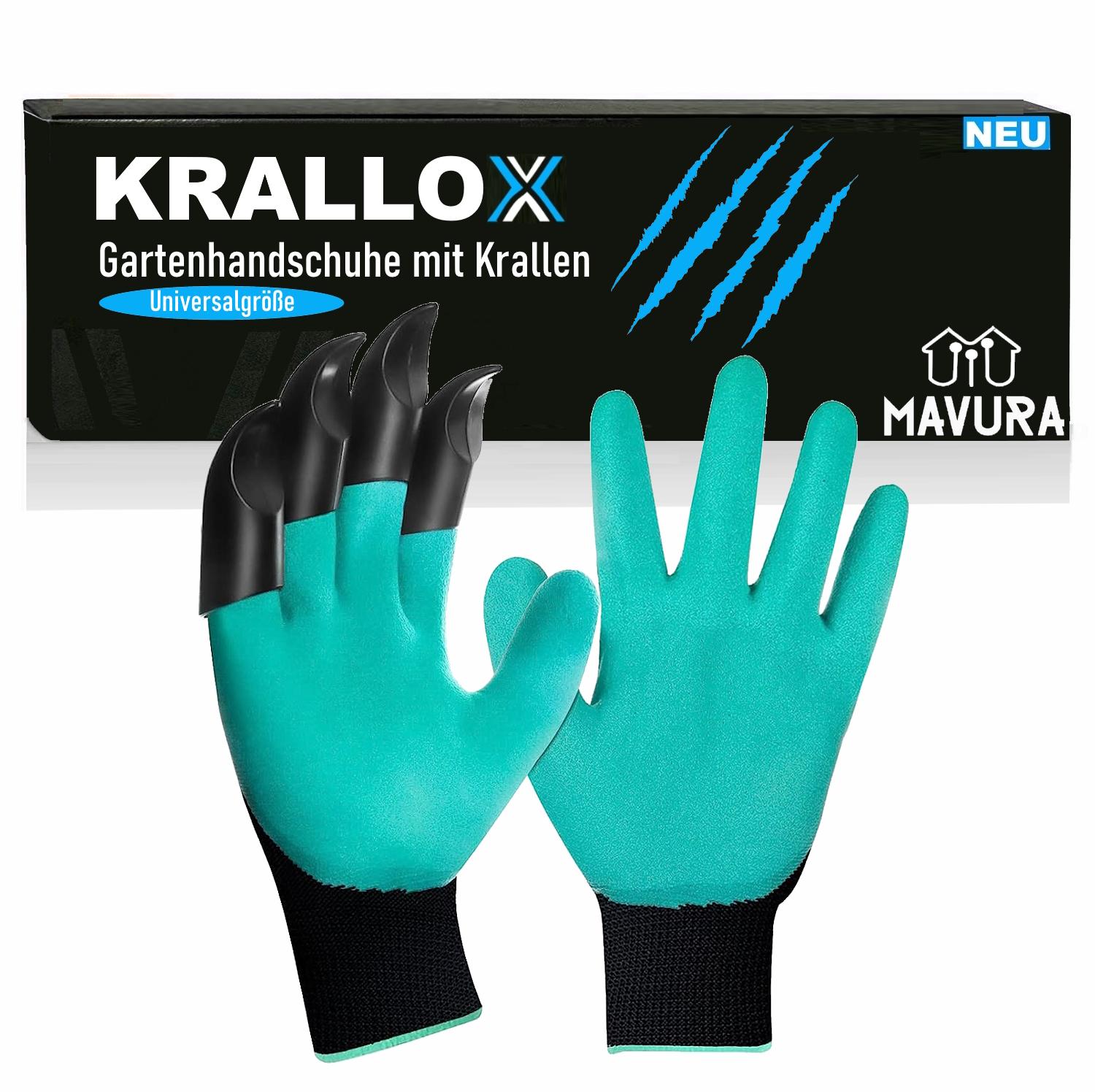 KRALLOX Gardening Gloves with Claws, Claw Gloves for Digging, Universal Size