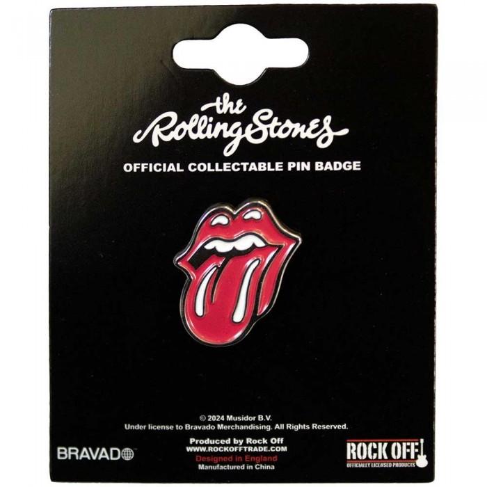 The Rolling Stones Classic Tongue Outline Badge
