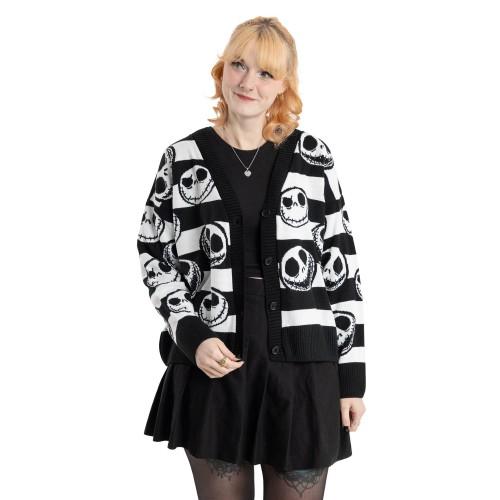 The Nightmare Before Christmas Womens/Ladies Jack Skellington Cardigan