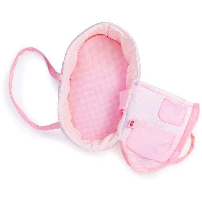 Doll Carrier Bag - Berjuan - 38 Cm - Pink - Plastic - Textile