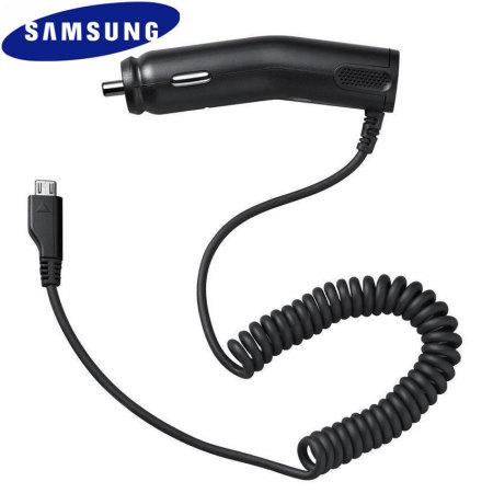 Original SAMSUNG ACADU10CBE Car Charger Black Micro Usb