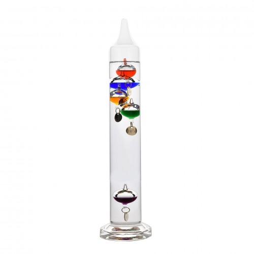 Galileo Thermometer - 33cm Multi Col 5 Bulb