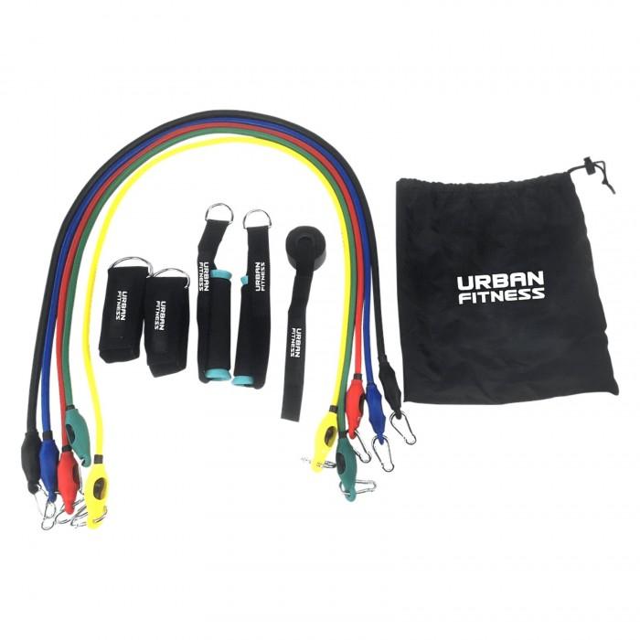 Urban Fitness Resistance Tube Set (Pack of 11)