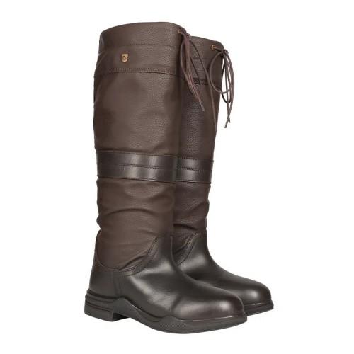 Hy Womens/Ladies Mossley Buff Leather Country Boots