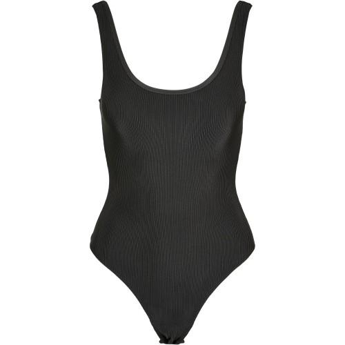 Urban Classics Womens/Ladies Shiny Ribbed Bodysuit