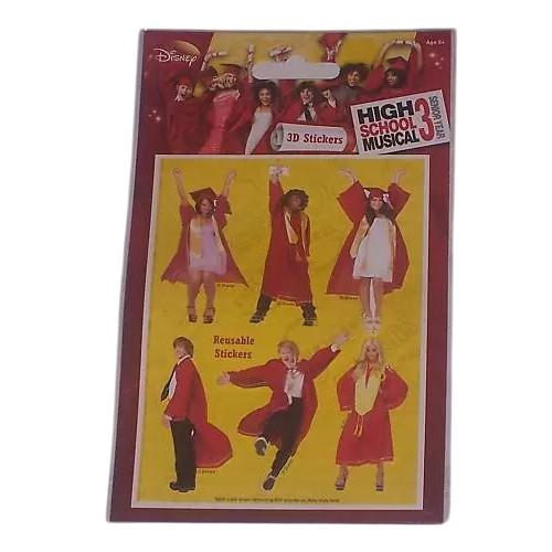 High School Musical 3 Reusable 3D Stickers