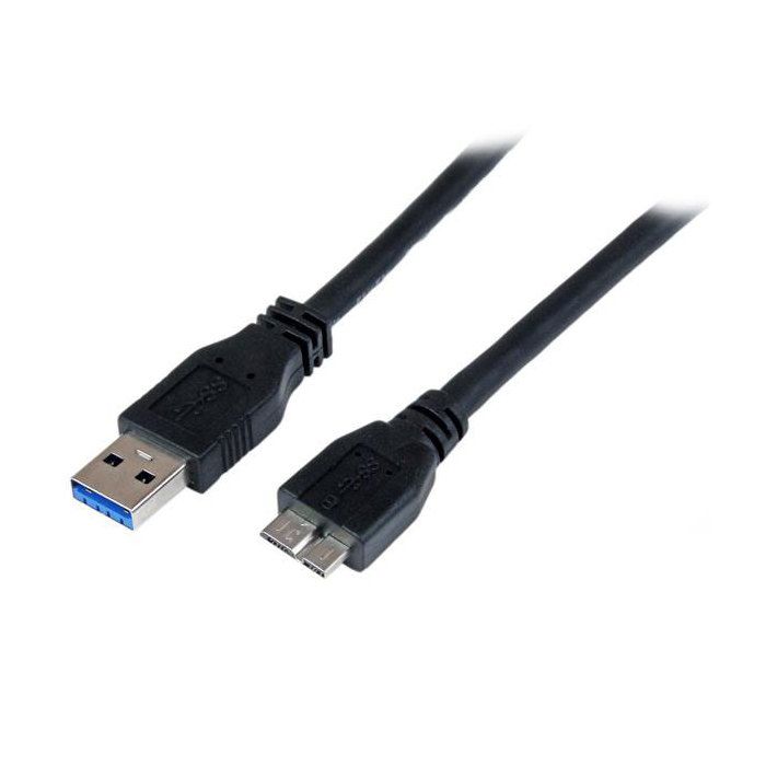 Certified USB 3.0 A To Micro B Cable 2m - M/M - USB3 SuperSpeed USB A To USB Micro B Cord - M/M - USB3CAUB1M