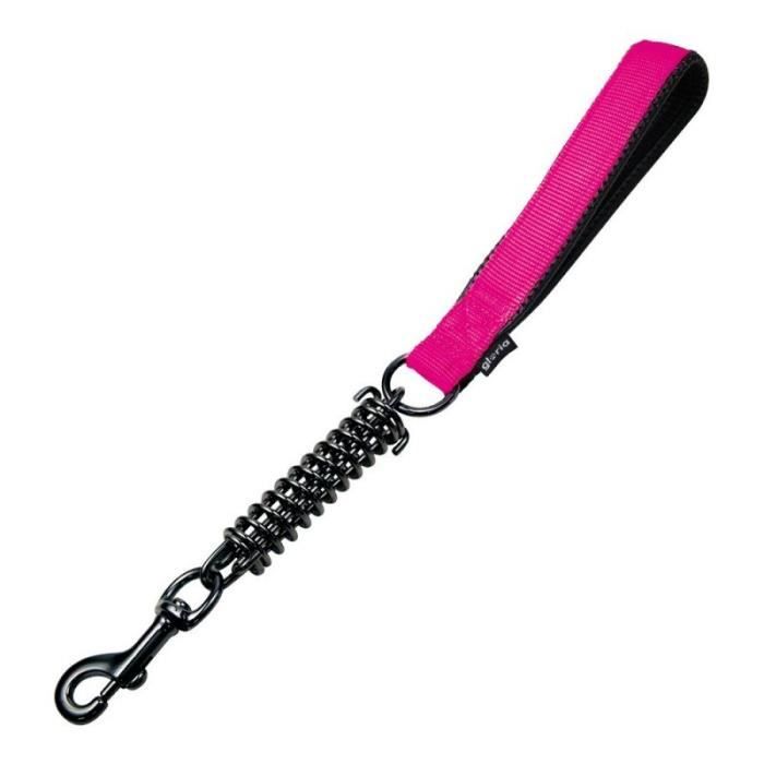 Dog Leash - Gloria - 41 Cm - Pink - Neoprene - Steel