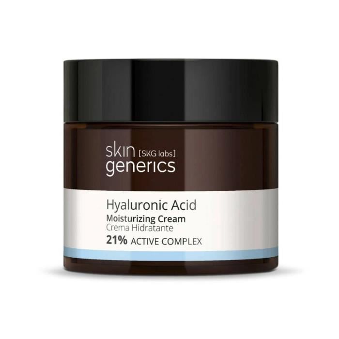 Moisturizing Cream - SKIN GENERICS - 50 Ml - Hyaluronic Acid - Rich In Active Ingredients - Lightweight Texture