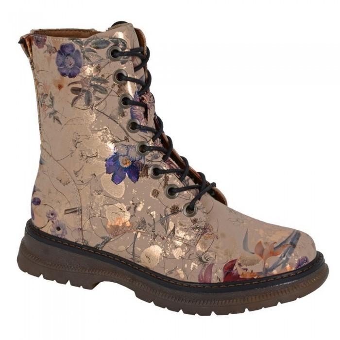Cipriata Womens/Ladies Annetta Floral Combat Boots