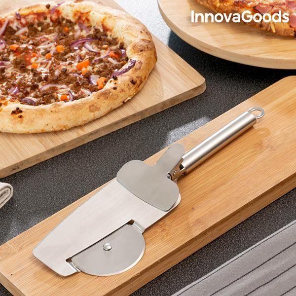 4-in-1 Pizza Cutter - INNOVAGOODS - Nice Slice - Stainless Steel - 28 X 4 X 9 Cm
