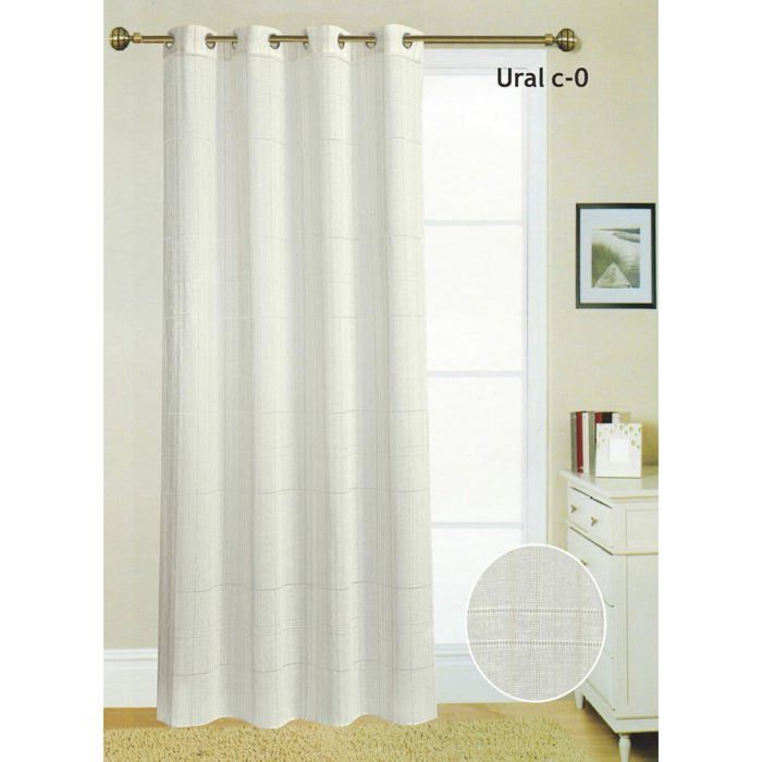 Warm White Curtain - Hosteline - 140x260 Cm - One Size - Weight 0.69 Kg - Bedroom