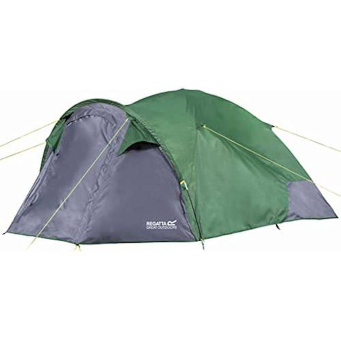 Tent - REGATTA - Kivu 3 V3 - 3 People - Waterproof 3000 Mm - Pasture Green/ebony