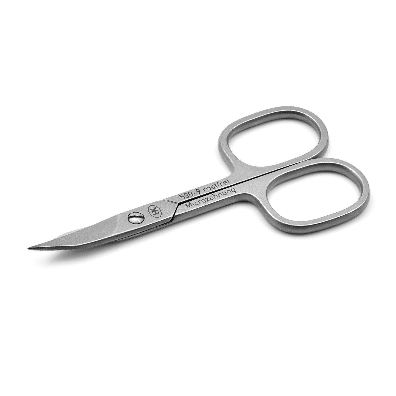 Hans Kniebes 2-in-1 Combination Nail Scissors with Tower Tip Blades for Cuticles, Stainless Steel