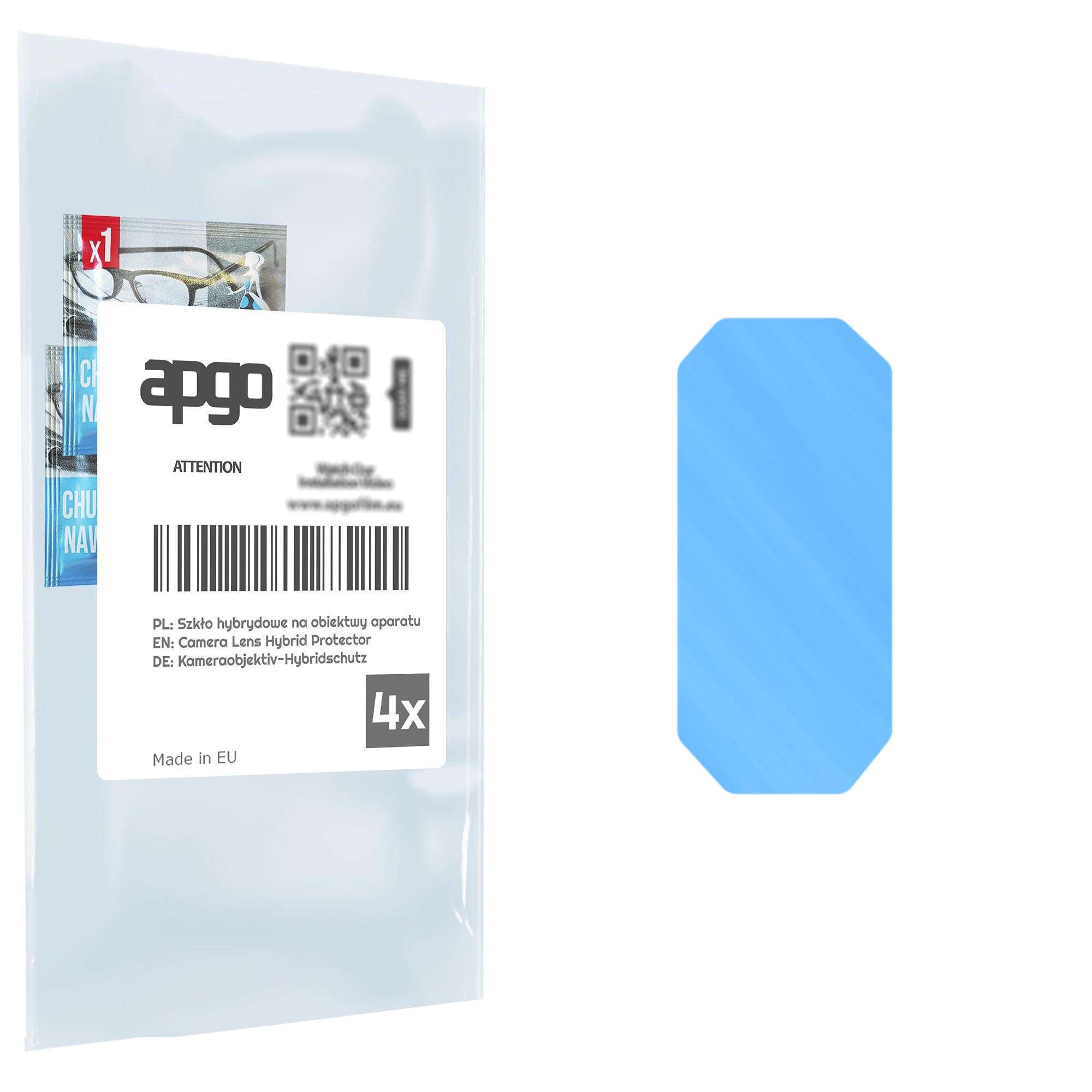 apgo 4x Lens Protector Camera Protective Hybrid Glass for Blackview BV9600E, Camera Protection, 9H Camera Lens Camera Lens Protector