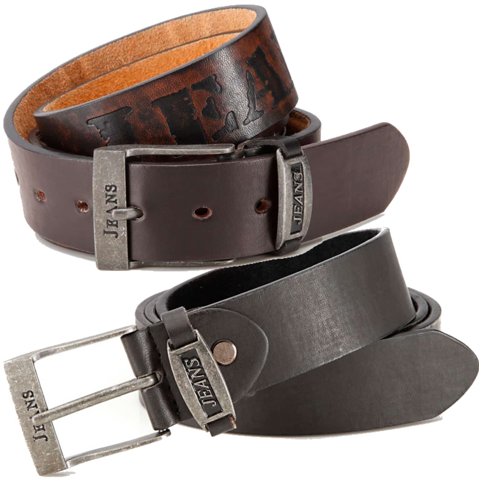 Men's Jeans Belt with Jeans Print