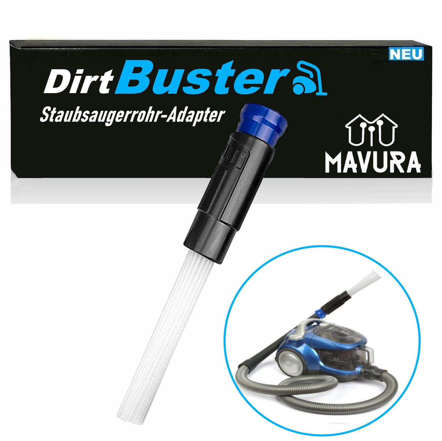 DirtBuster Vacuum Cleaner Brush Attachment Universal Adapter Furniture Brush Fine