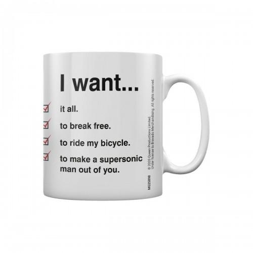 Queen I Want Checklist Mug