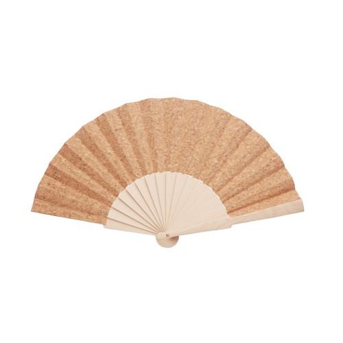 MidOcean Fanny Cork Manual Wood Handheld Fan