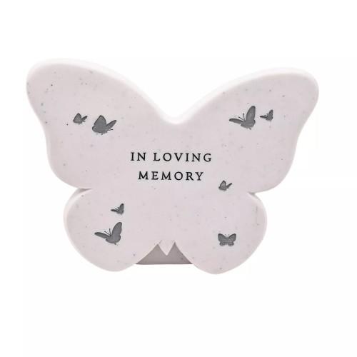 Celebrations Thoughts Of You Graveside In Loving Memory Butterfly Ornament