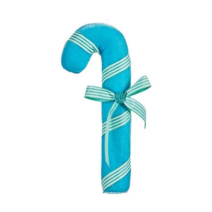 Christmas Decoration - Stick - 9 X 4 X 23 Cm - Color Blue - Decorative Objects