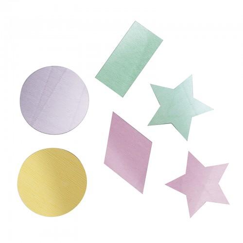 Unique Party Foil Geometric Shape Confetti