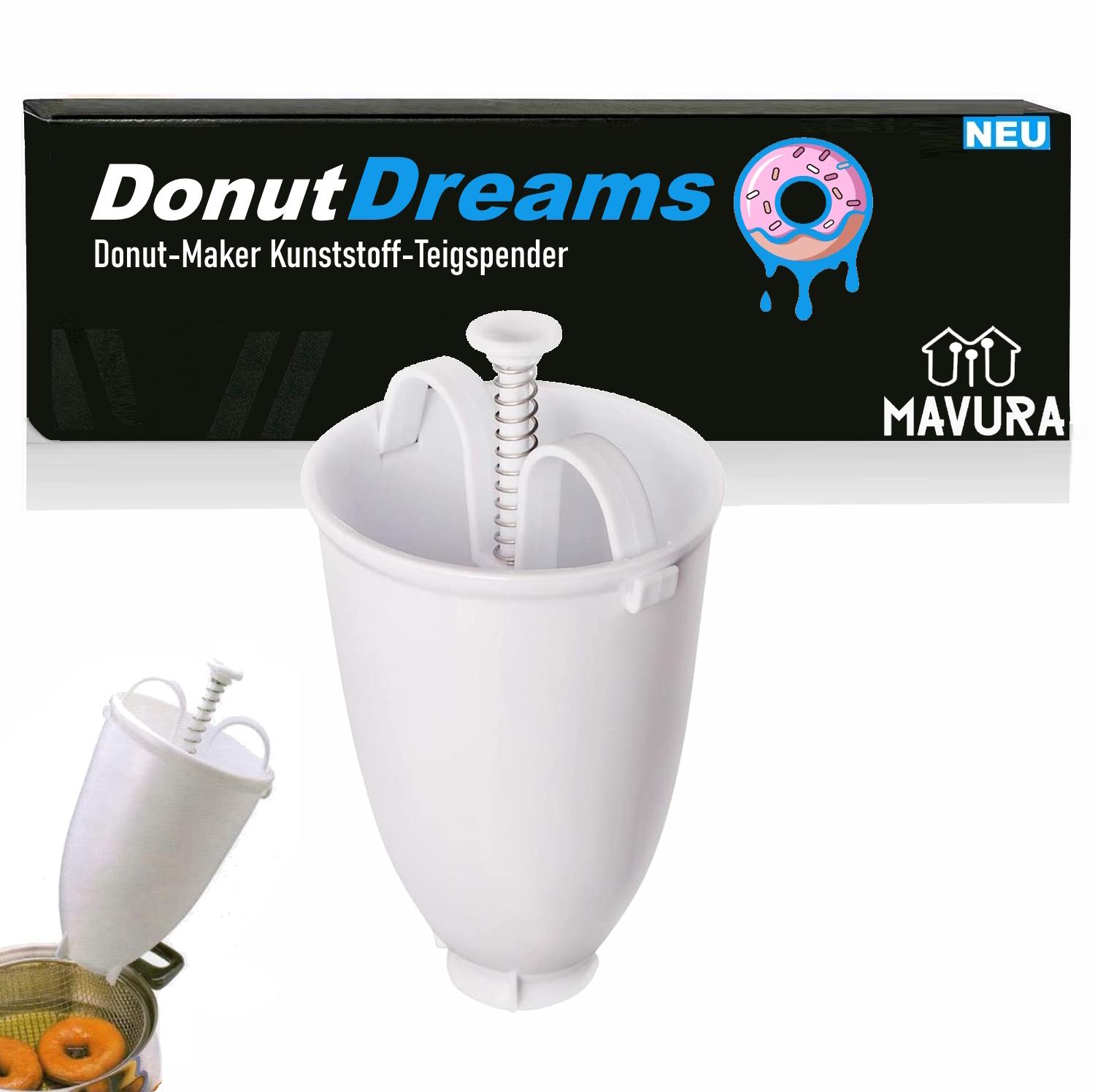 DONUTDREAMS Donut Maker Dough Dispenser Baking Pan Dough Portioner DIY Donut Mold