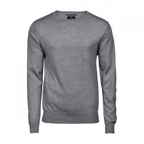 Tee Jays Mens Knitted Crew Neck Sweater