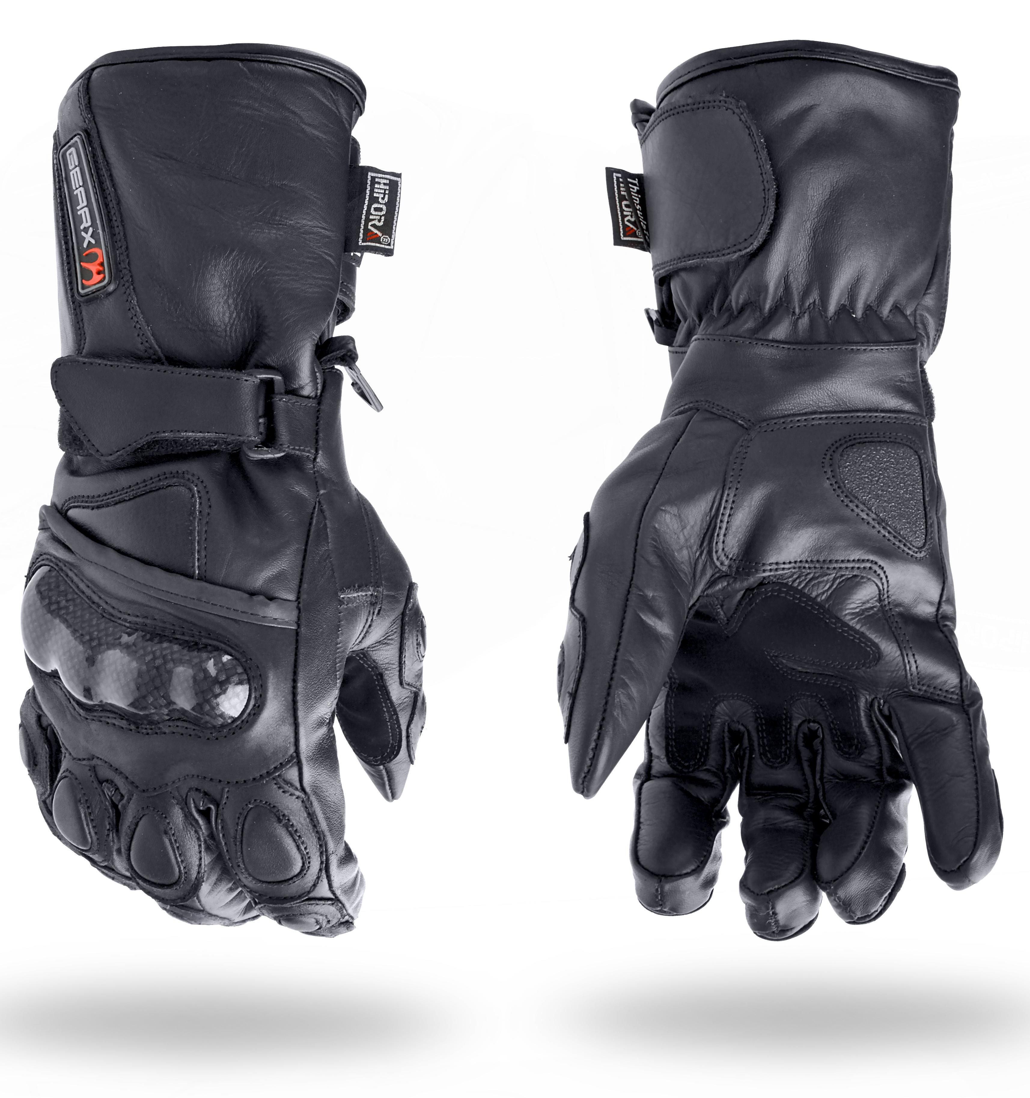 Thermal Waterproof Motorbike Motorcycle Gloves Carbon Knuckle Protection