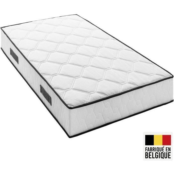 Mattress 90 X 200 Cm - Height 27 Cm - 380 Pocket Springs - 7 Zones - Balanced - Reversible - Made In Belgium - DEKO DREAM